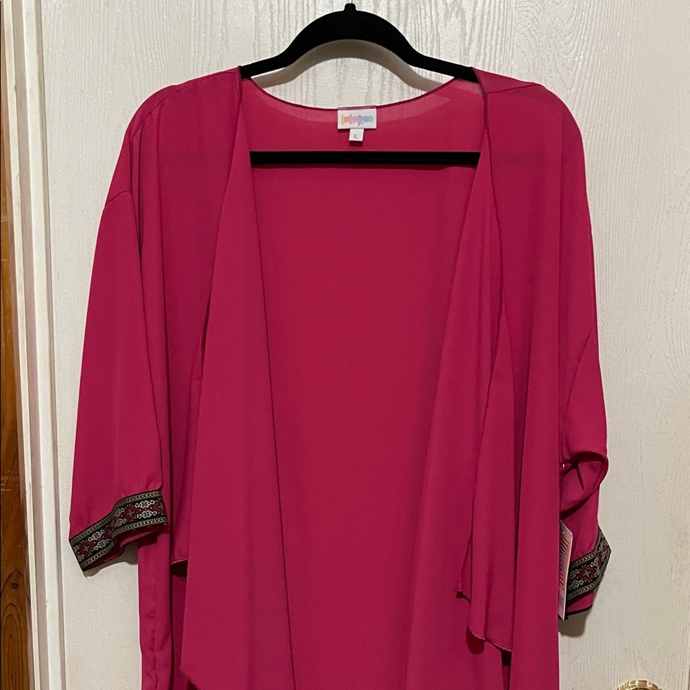 LuLaRoe Pink Women's Cardigan